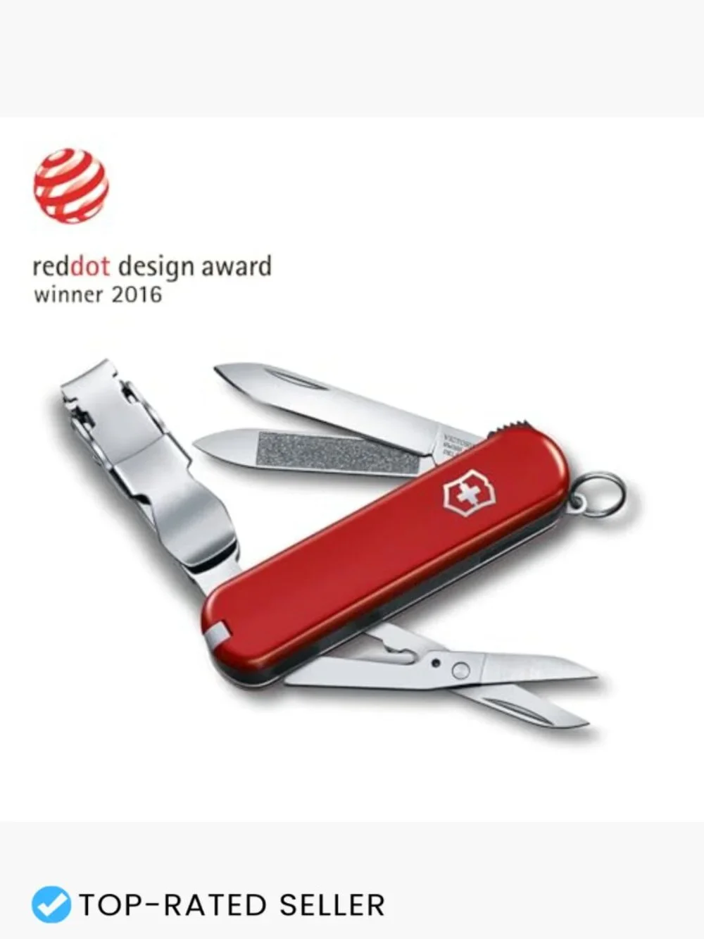 Swiss Army Multi-Tool Knife 8 Functions Nail Clipper File Camping Pocket